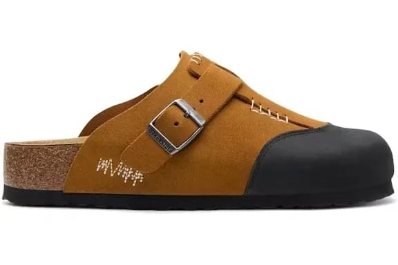Birkenstock Boston Cap Suede ADERERROR Camel