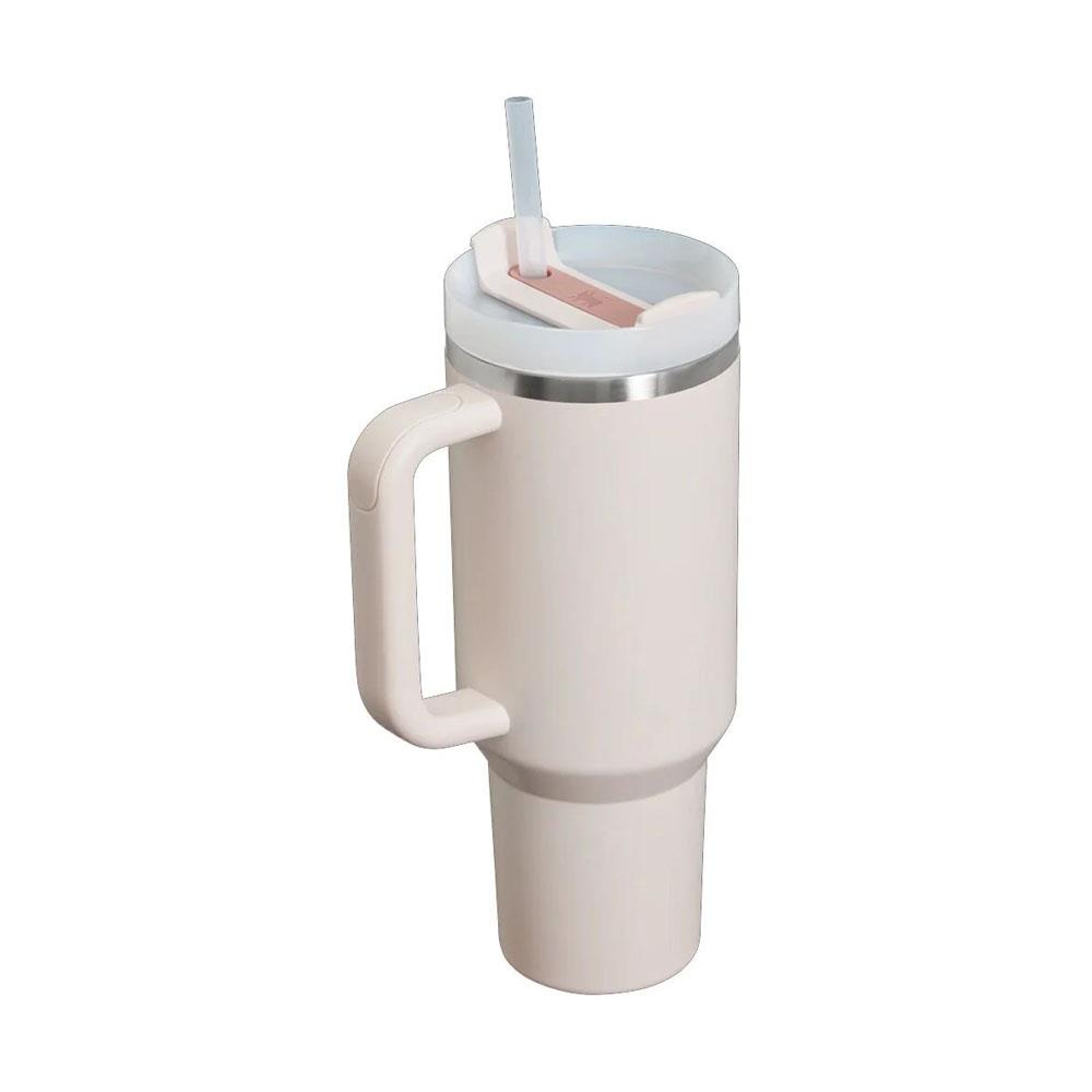 Stanley Quencher H2.0 FlowState Paslanmaz Çelik Vakum Yalıtımlı Bardak 40 oz 1,18 Lt Rose Quartz 2.0 - Görsel 2