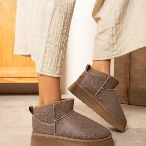 UGG W CLASSIC ULTRA MINI PLATFORM TABAN SÜET VİZON