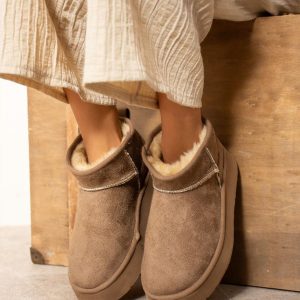 UGG W CLASSIC ULTRA MINI PLATFORM TABAN VİZON RENK